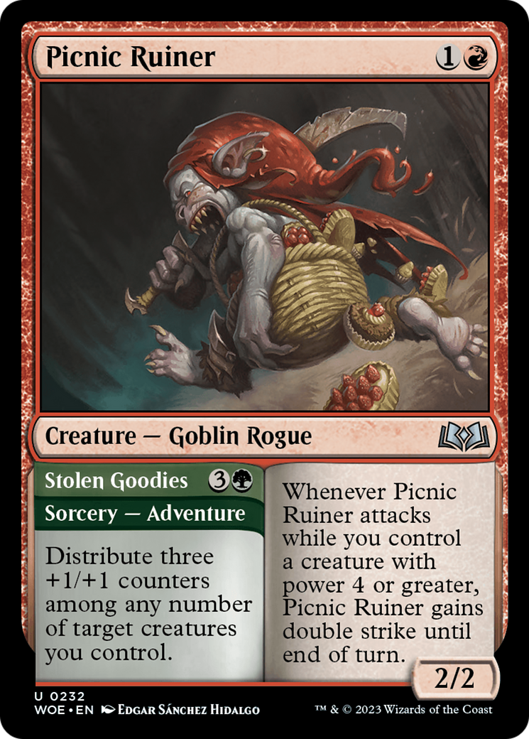 Picnic Ruiner // Stolen Goodies (WOE-232) - Wilds of Eldraine Foil