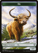 Ox (CLB-013) - Battle for Baldur's Gate Tokens Foil