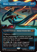 Mister Fantastic (Borderless) (MSC-002) - Commander: Marvel Super Heroes Foil