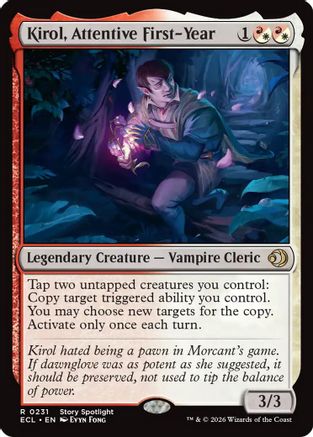 Kirol, Attentive First-Year (ECL-231) - Lorwyn Eclipsed Foil