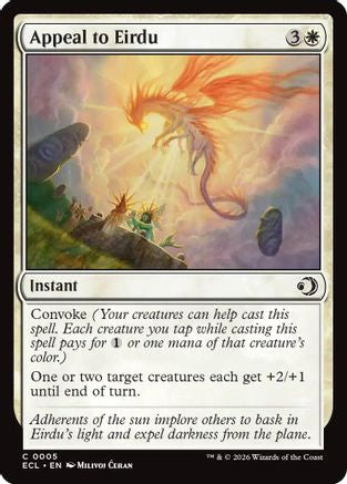 Appeal to Eirdu (ECL-005) - Lorwyn Eclipsed