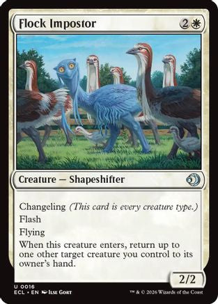 Flock Impostor (ECL-016) - Lorwyn Eclipsed Foil