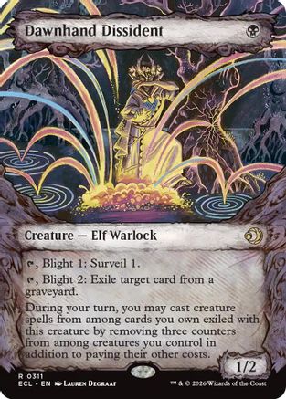 Dawnhand Dissident (Showcase) (ECL-311) - Lorwyn Eclipsed