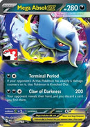 Mega Absol ex 086/132  - Holofoil Prize Pack Series Cards - Double Rare