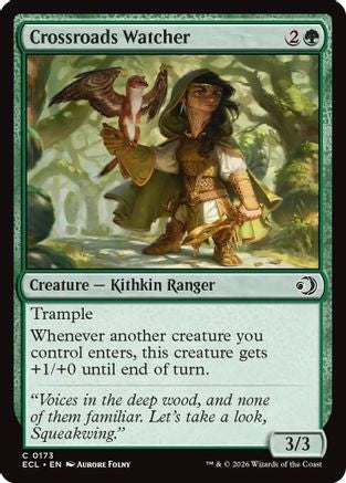 Crossroads Watcher (ECL-173) - Lorwyn Eclipsed Foil