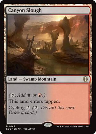 Canyon Slough (ECC-145) - Commander: Lorwyn Eclipsed