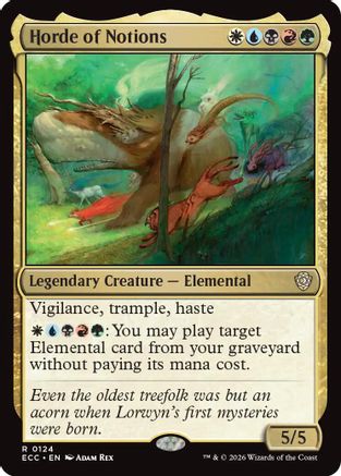 Horde of Notions (ECC-124) - Commander: Lorwyn Eclipsed