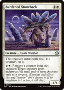 Burdened Stoneback (ECL-008) - Lorwyn Eclipsed