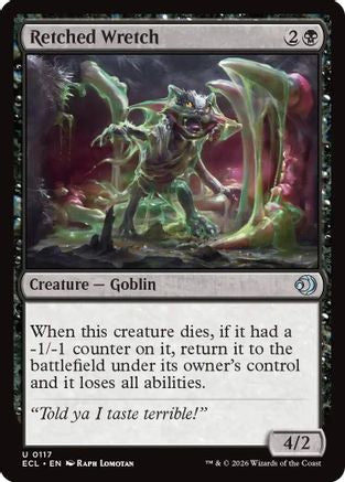 Retched Wretch (ECL-117) - Lorwyn Eclipsed Foil