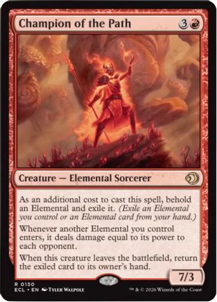 Champion of the Path (ECL-130) - Lorwyn Eclipsed Foil