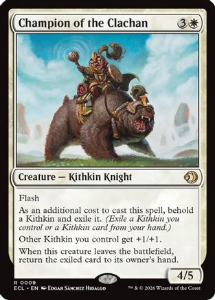 Champion of the Clachan (ECL-009) - Lorwyn Eclipsed