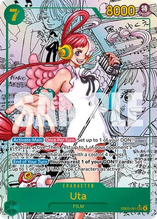 Uta (061) (Manga) (EB03-061) - Extra Booster: One Piece Heroines Edition Foil
