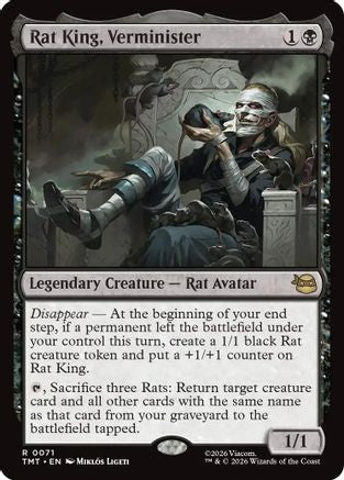 Rat King, Verminister (TMT-071) - Teenage Mutant Ninja Turtles Foil