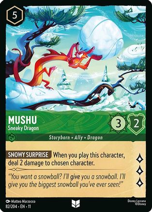 Mushu - Sneaky Dragon (82/204) - Winterspell