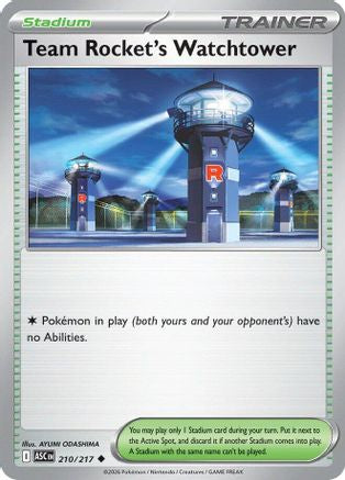 Team Rocket's Watchtower 210  ME Ascended Heroes - Uncommon