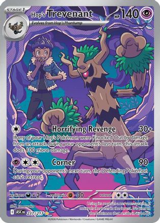 Hop's Trevenant 237/217  - Holofoil ME Ascended Heroes - Illustration Rare