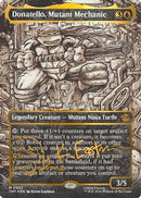 Donatello, Mutant Mechanic (Borderless) (Gold-Stamped Signature) (TMT-302) - Teenage Mutant Ninja Turtles Foil