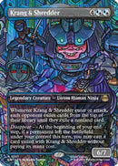 Krang & Shredder (Borderless) (TMT-201) - Teenage Mutant Ninja Turtles