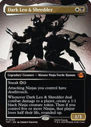 Dark Leo & Shredder (Borderless) (TMT-220) - Teenage Mutant Ninja Turtles