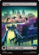 Swamp (0307) (Surge Foil) (TMT-307) - Teenage Mutant Ninja Turtles Foil