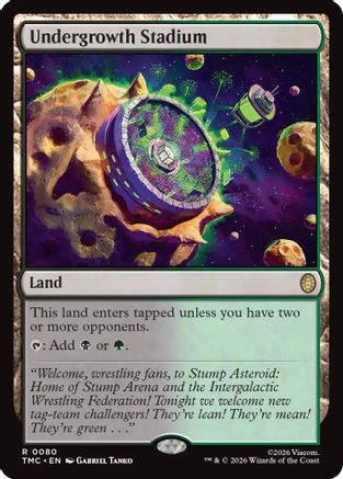 Undergrowth Stadium (TMC-080) - Commander: Teenage Mutant Ninja Turtles Foil