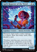 April, Reporter of the Weird (TMT-030) - Teenage Mutant Ninja Turtles Foil