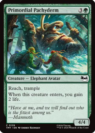 Primordial Pachyderm (TMT-129) - Teenage Mutant Ninja Turtles