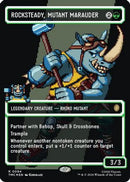 Rocksteady, Mutant Marauder (Borderless) (Surge Foil) (TMC-094) - Commander: Teenage Mutant Ninja Turtles Foil