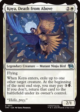 Koya, Death from Above (TMT-011) - Teenage Mutant Ninja Turtles Foil