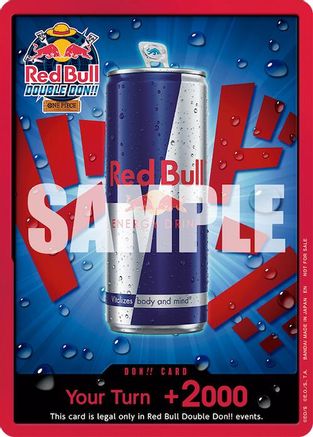 DON!! Card (Red Bull Double Don!!) - One Piece Promotion Cards Foil