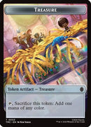 Treasure // Robot Double-Sided Token (TMC-3 // 10) - Commander: Teenage Mutant Ninja Turtles