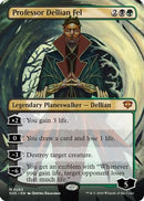 Professor Dellian Fel (Borderless) (SOS-283) - Secrets of Strixhaven Foil