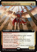 Hardened Academic (Extended Art) (SOS-351) - Secrets of Strixhaven Foil