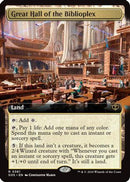 Great Hall of the Biblioplex (Extended Art) (SOS-361) - Secrets of Strixhaven