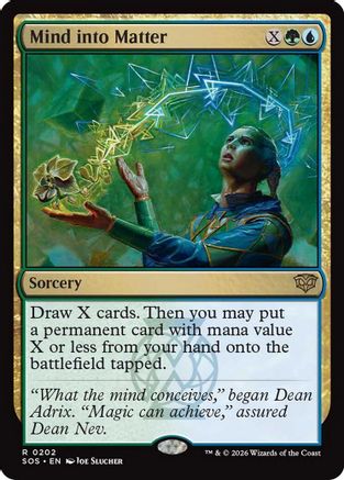 Mind into Matter (SOS-202) - Secrets of Strixhaven Foil