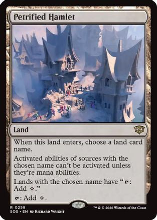 Petrified Hamlet (SOS-259) - Secrets of Strixhaven Foil