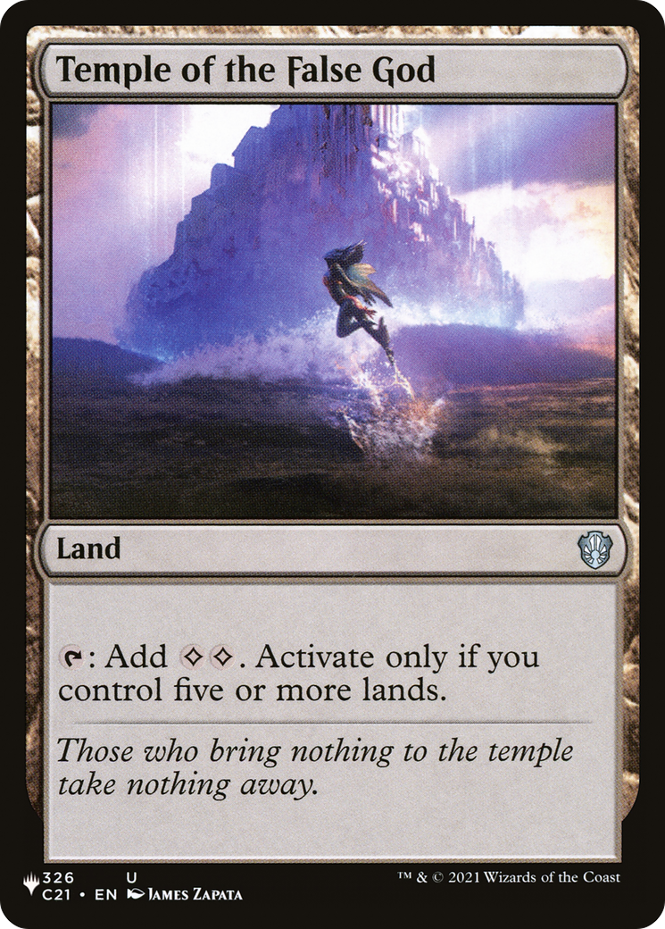 Temple of the False God (LIST-C21-326) - The List