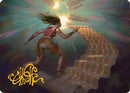 Pursue the Past Art Card (Gold-Stamped Signature) (ASSOS-022) - Art Series: Secrets of Strixhaven