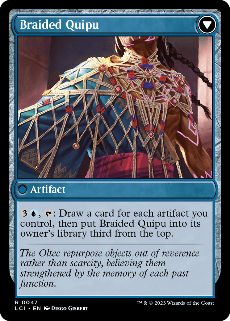 Braided Net // Braided Quipu (LCI-047) - The Lost Caverns of Ixalan