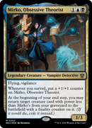 Mirko, Obsessive Theorist (MKC-002) - Murders at Karlov Manor Commander Foil