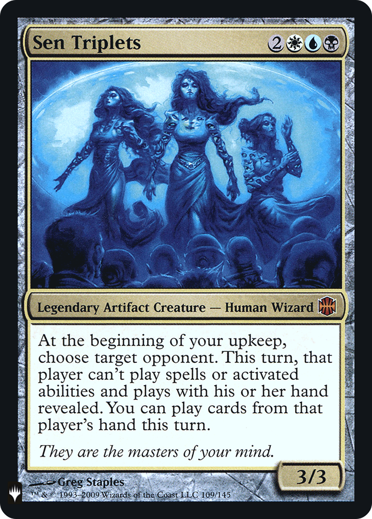 Sen Triplets (LIST-ARB-109) - The List Foil