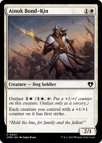 Ainok Bond-Kin (CMM-007) - Commander Masters Foil