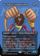 Ms. Marvel, Kamala Khan (Borderless) (MSH-361) - Marvel Super Heroes Foil