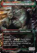 Abomination, Terrifying Titan (Borderless) (MSH-333) - Marvel Super Heroes Foil