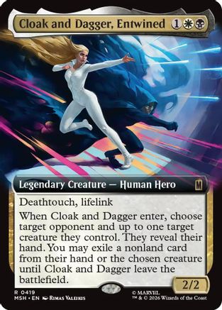 Cloak and Dagger, Entwined (Extended Art) (MSH-419) - Marvel Super Heroes