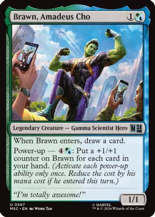 Brawn, Amadeus Cho (MSH-567) - Marvel Super Heroes