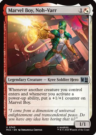 Marvel Boy, Noh-Varr (MSH-743) - Marvel Super Heroes