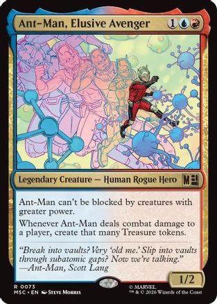 Ant-Man, Elusive Avenger (MSC-073) - Commander: Marvel Super Heroes