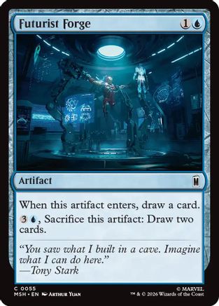 Futurist Forge (MSH-055) - Marvel Super Heroes Foil