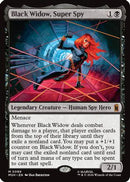 Black Widow, Super Spy (MSH-089) - Marvel Super Heroes Foil